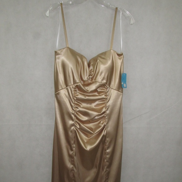 Betsy & Adam Dress Size 14 Cream Strap Made in USA - Picture 4 of 7